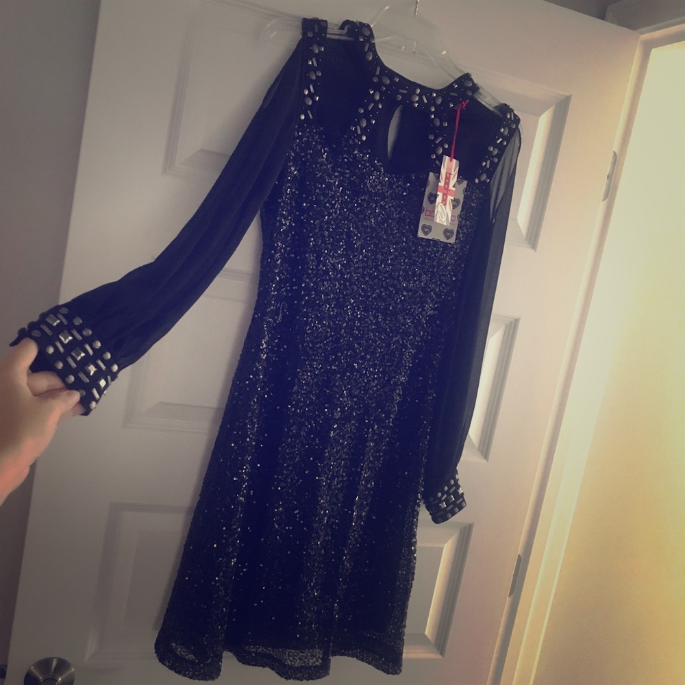 NWT sequin and beaded dress